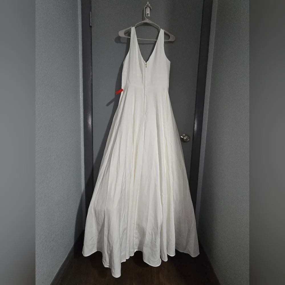 Mac Duggal Classic Sleeveless A-Line Gown (with Pockets!) - Picture 3 of 12